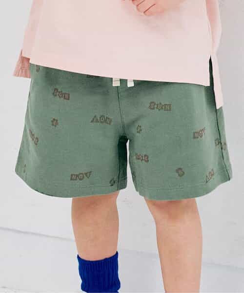 ★アウトレットセール★【リンク】イロチ買いしたい総柄イージーハーフパンツ_セットアップ対応