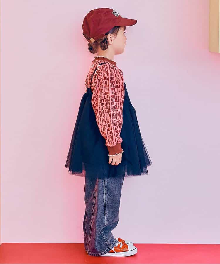 選べる2タイプイロチ買いしたい総柄ラグラントップス 全9色 リンク_934969