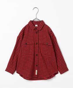フランネルチェックオーバーシルエットシャツ リンク_934977