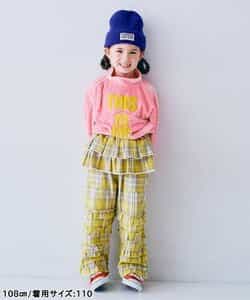 ロゴアップリケカラフルベロアトップス_923854