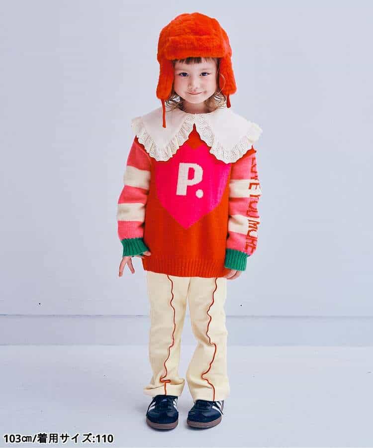 イロチ買いしたい配色メロウストレッチニットコールパンツ  10分丈_994373