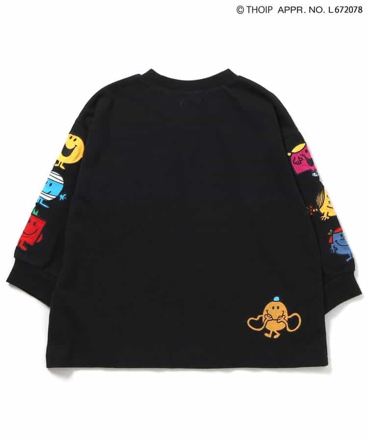 MR.MEN LITTLE MISS　袖ワッペン長袖Tシャツ_941333