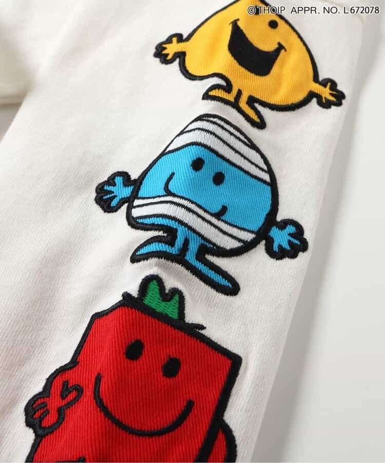 MR.MEN LITTLE MISS　袖ワッペン長袖Tシャツ_941339