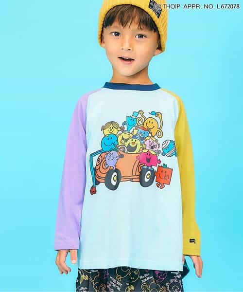 MR.MEN LITTLE MISS　ラグラン長袖Tシャツ
