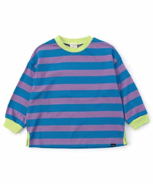 いろとりどりのボーダーTシャツ