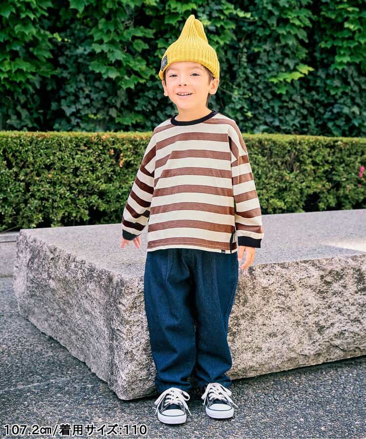 いろとりどりのボーダーTシャツ_928296