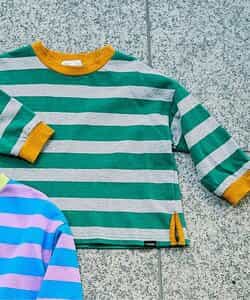 いろとりどりのボーダーTシャツ_928292