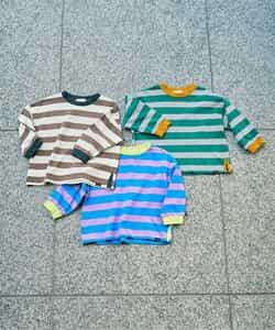 いろとりどりのボーダーTシャツ_928300