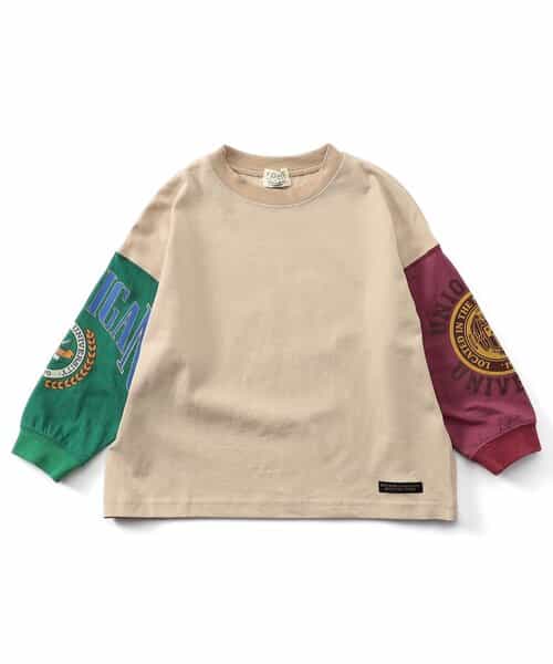スリーブプリントBIG Ｔシャツ