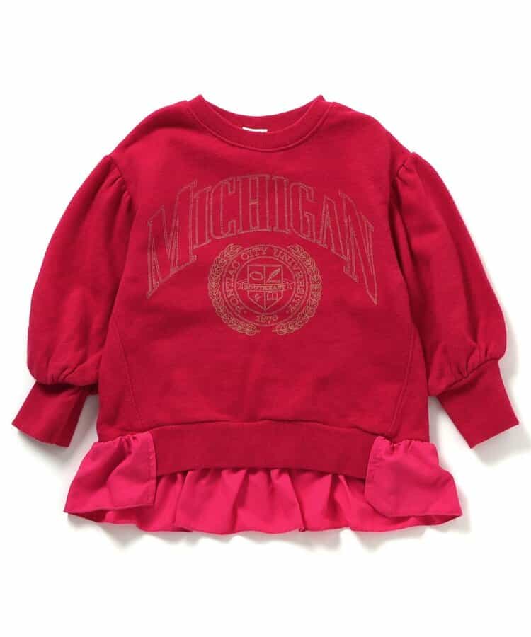 ★SALE★Girls カレッジ変形トレーナー