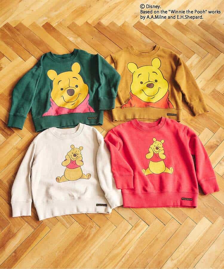 ディズニーキャラクター / Pooh / 4色2柄トレーナー_972379