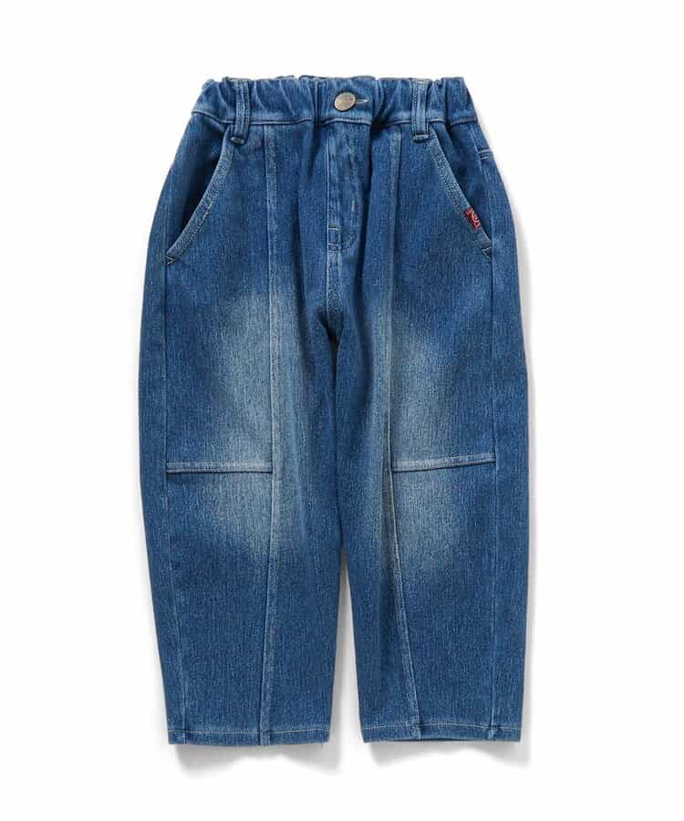 デニムニットパンツ  10分丈
