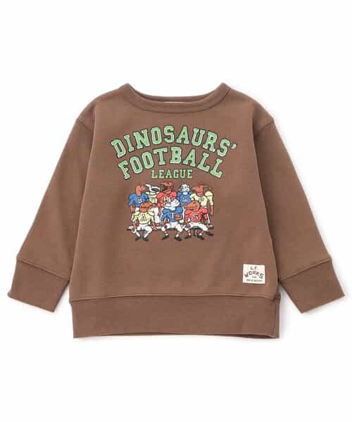 ★SALE★カレッジロゴ風DINOトレーナー