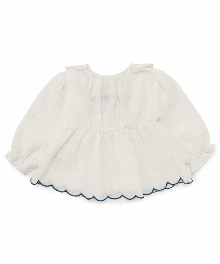 ★SALE★ハートスモッキングチュニックブラウス_708748