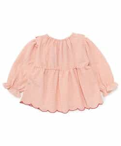 ★SALE★ハートスモッキングチュニックブラウス_708751