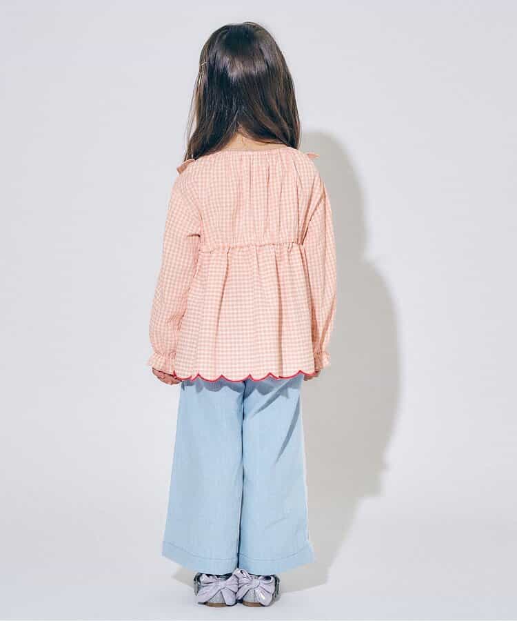 ★SALE★ハートスモッキングチュニックブラウス_708756