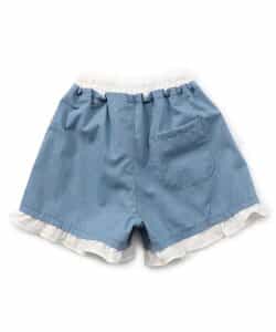 ★タイムセール★インして可愛い！フリルドッキングショートパンツ_735957