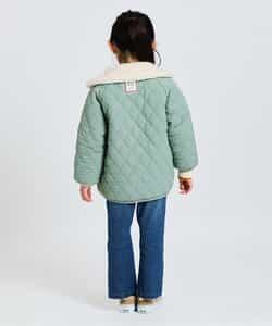 ふわもこお花キルトリバーシブルジャケット_956514