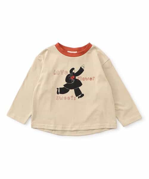 グラフィックデザインプリントTシャツ