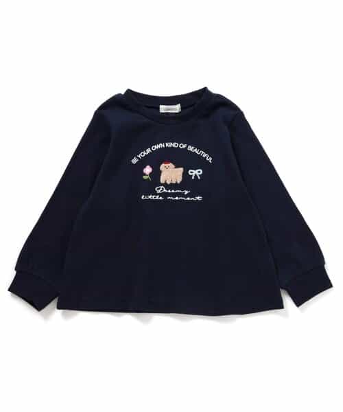 刺繍モチーフTシャツ
