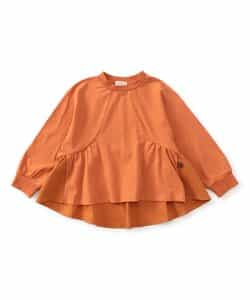 ギャザーたっぷり イレヘムデザイントップス_932196