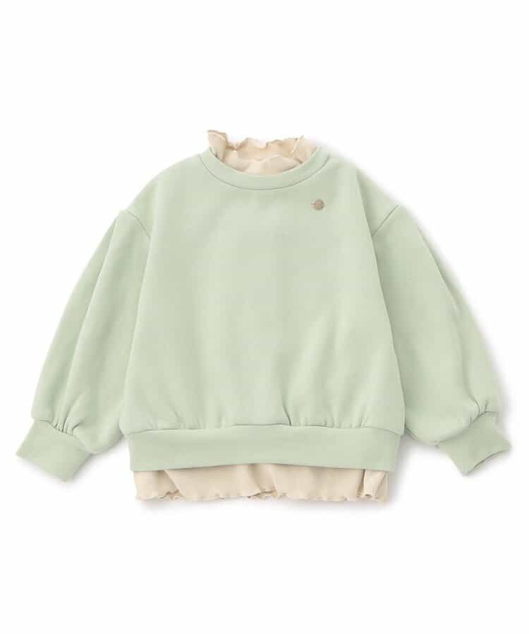 ★SALE★バックリボンレイヤードトレーナー