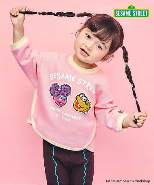 ★SALE★セサミストリート ワッフルモチーフTシャツ