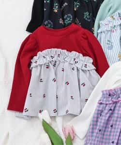 ★SALE★ワッフルフリルドッキングトップス