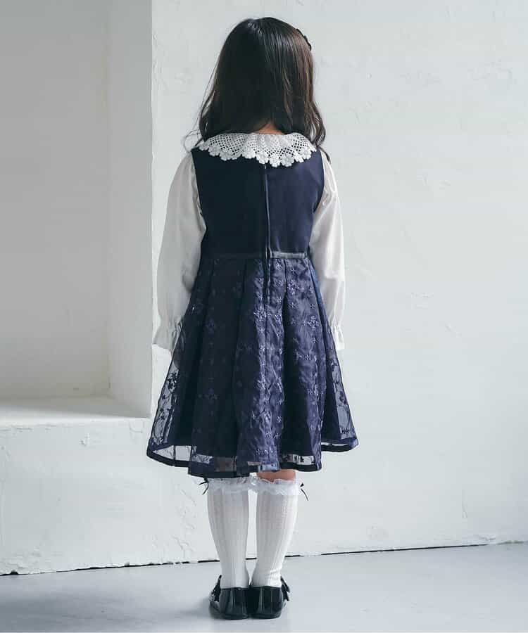 ★SALE★レース衿リボンブラウス_713343