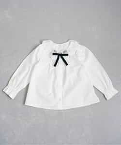 ★SALE★レース衿リボンブラウス_713349