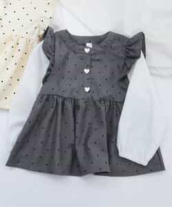 ★SALE★フリルベストドッキングトップス