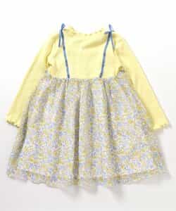 ★SALE★フラワーシフォンワンピース_アプレレクールマシェリ_722054