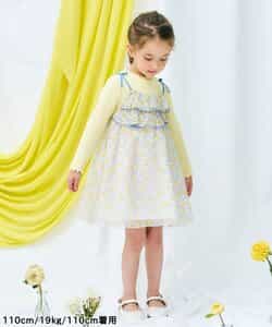 ★SALE★フラワーシフォンワンピース_アプレレクールマシェリ_722061
