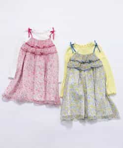 ★SALE★フラワーシフォンワンピース_アプレレクールマシェリ_722066
