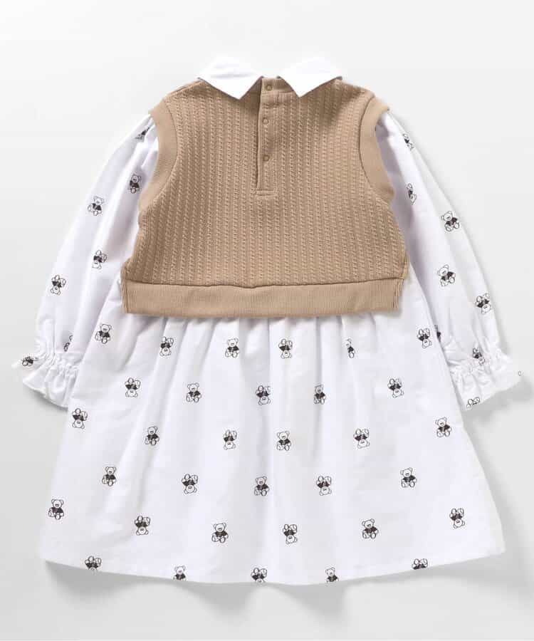 ★アウトレットセール★tiny bear ベストドッキングワンピース_450646