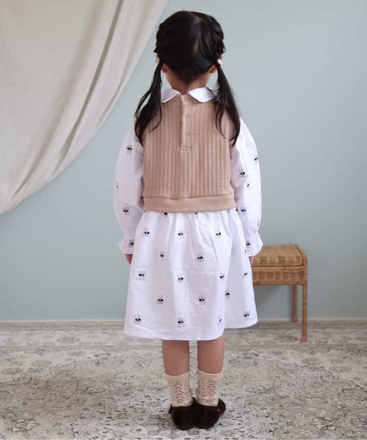 ★アウトレットセール★tiny bear ベストドッキングワンピース_450656