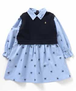 ★アウトレットセール★tiny bear ベストドッキングワンピース_450659
