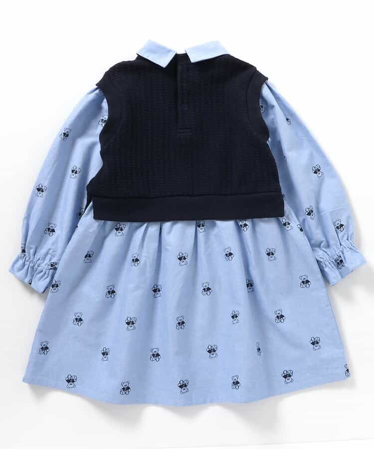 ★アウトレットセール★tiny bear ベストドッキングワンピース_450660