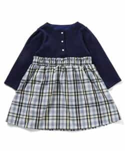 ★SALE★フロントボタンドッキングワンピース_723129