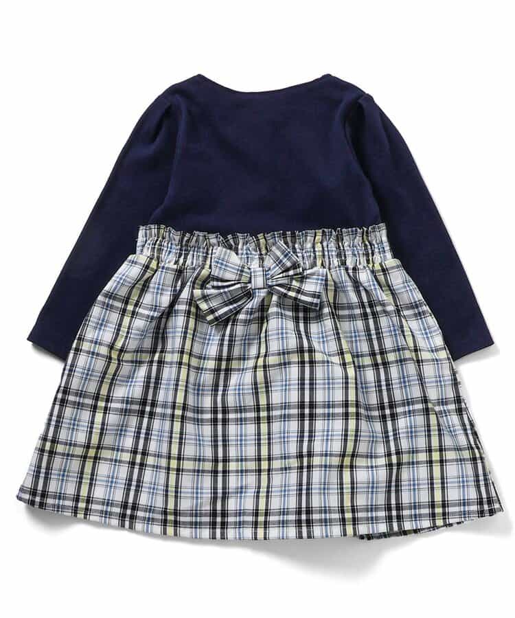 ★SALE★フロントボタンドッキングワンピース_723130