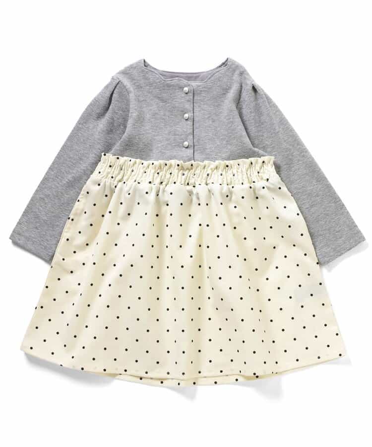 ★SALE★フロントボタンドッキングワンピース_723134