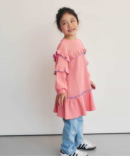 ★SALE★ワッフルメニーフリルワンピース
