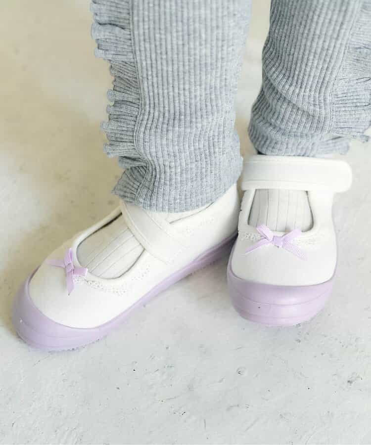 かんたんフィット レースフリル上履き