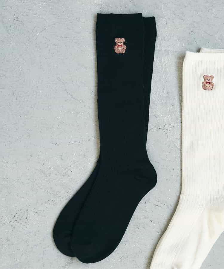 3P対象B tiny bear フォーマルハイソックス