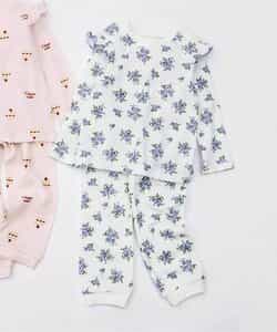 ★SALE★花・ケーキ柄パジャマ  10分丈_812457