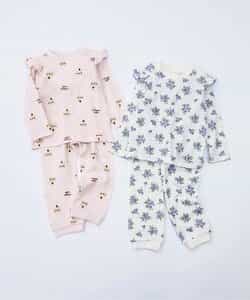 ★SALE★花・ケーキ柄パジャマ  10分丈_812461