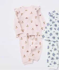 ★SALE★花・ケーキ柄パジャマ  10分丈_812466