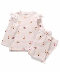 ★SALE★花・ケーキ柄パジャマ  10分丈_812467
