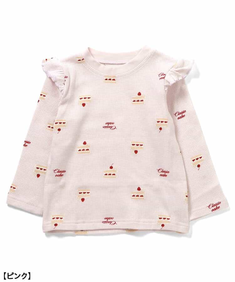 ★SALE★花・ケーキ柄パジャマ  10分丈_812468