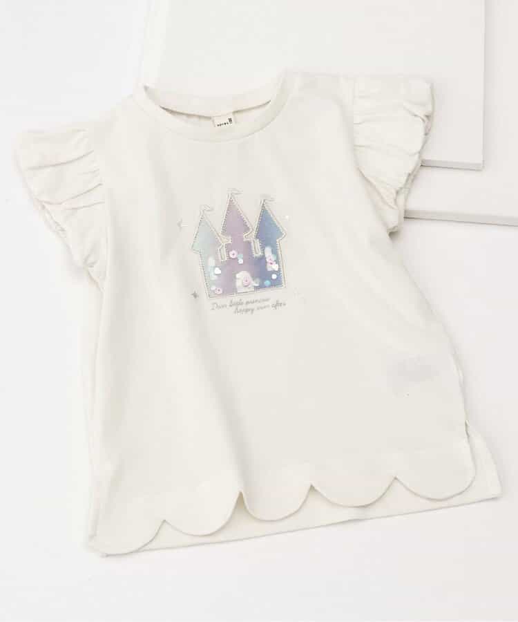 モチーフスカラップTシャツ